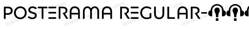 Posterama Regular字体转换